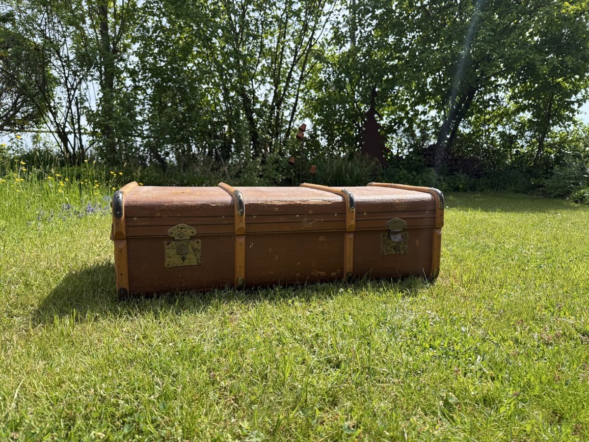 Valigie: Antiker Reisekoffer / Überseekoffer – Usato da Donzhausen venduto da anku1143