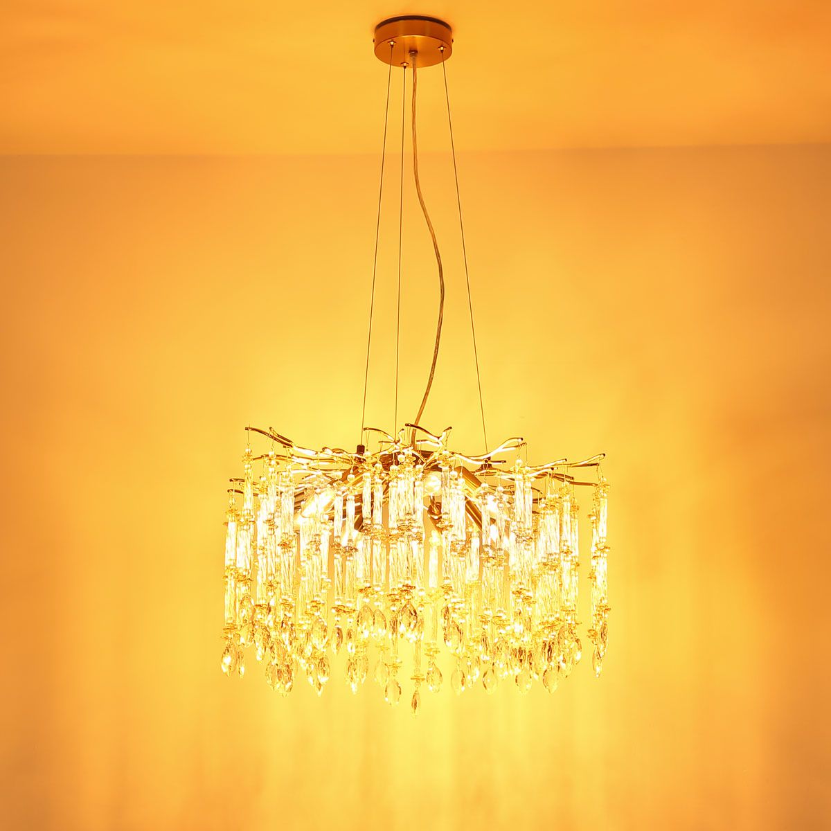 Lampadari & plafoniere: Pendelleuchte, Glas, Gold, 60 cm Ø – Nuovo (secondo la descrizione) da Kreuzlingen venduto da Smart-Light 2