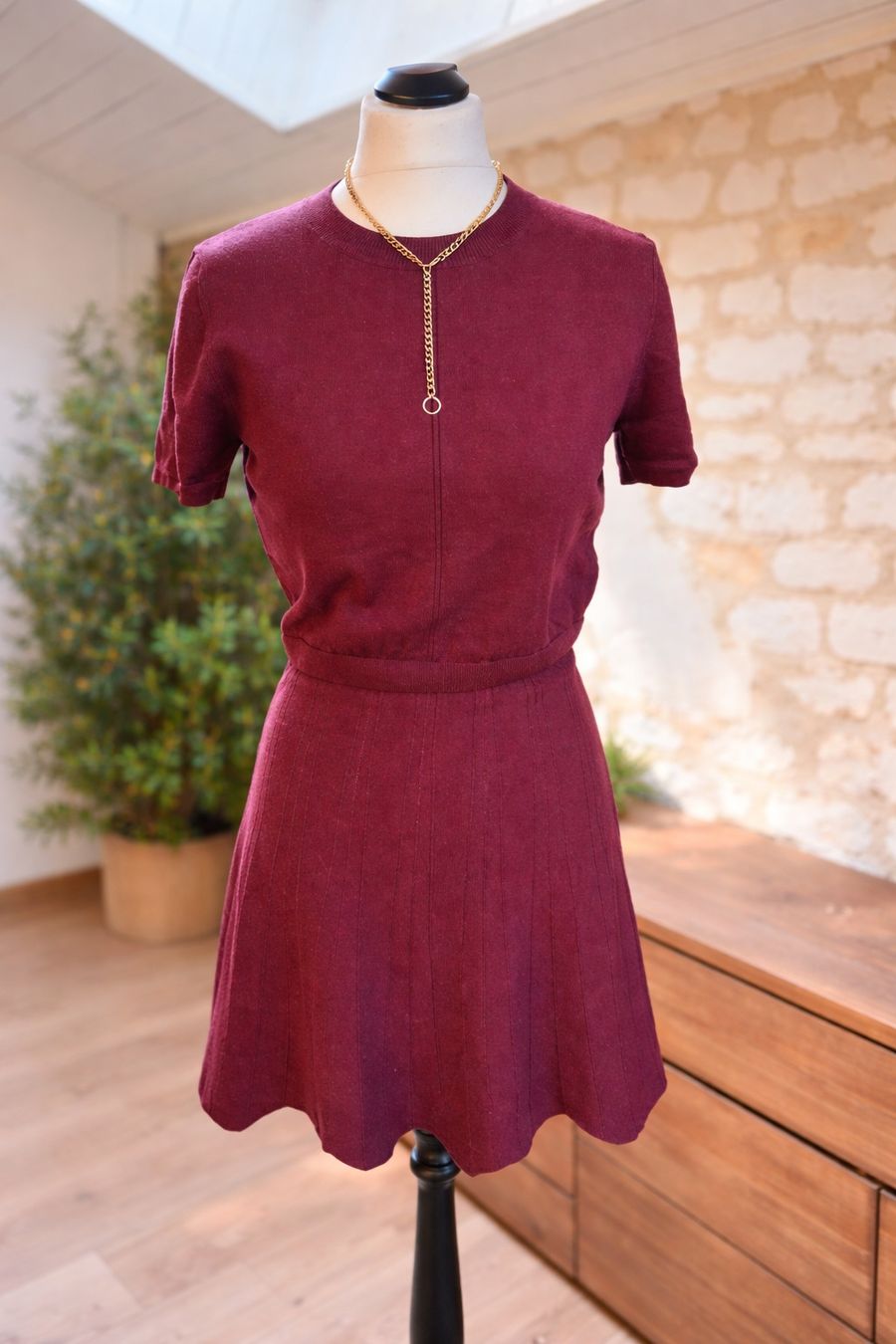 Vestiti: Robe patineuse bordeaux Agnesb – Nuovo (secondo la descrizione) da Yverdon-les-Bains venduto da mat_tv6q 1