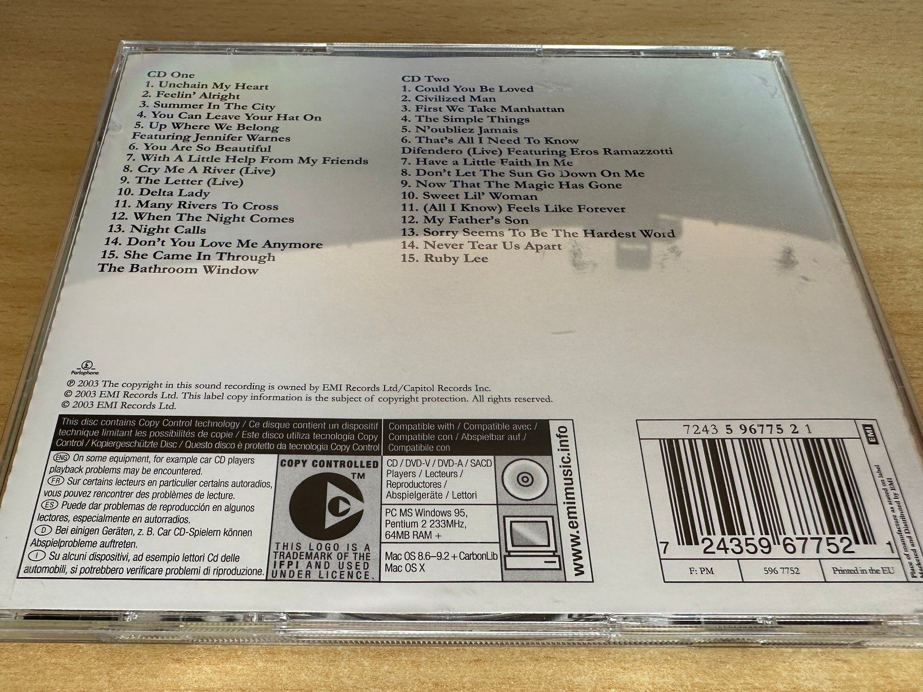 CDs: Joe Cocker – The Ultimate Collection 1968-2003 - 2 CD – Gebraucht aus Rikon im Tösstal von Alpenmutz 1