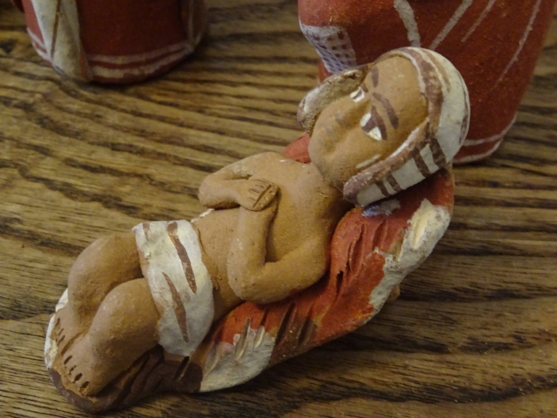 Figuren: Alte Tonkrippe - Südamerika – Gebraucht aus Esslingen von eintagammeer 3