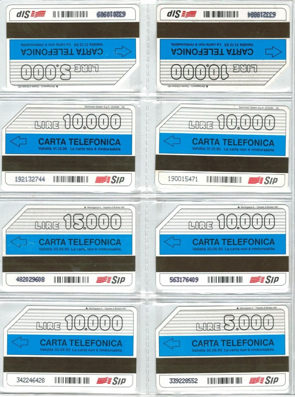 Telefon- & Taxkarten: 8 Telefonkarten Italien – Gebraucht aus Zürich von Tolima194 1