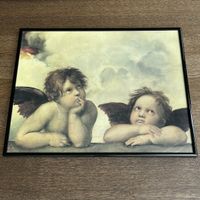 Engel im Bilder Rahmen 40x50