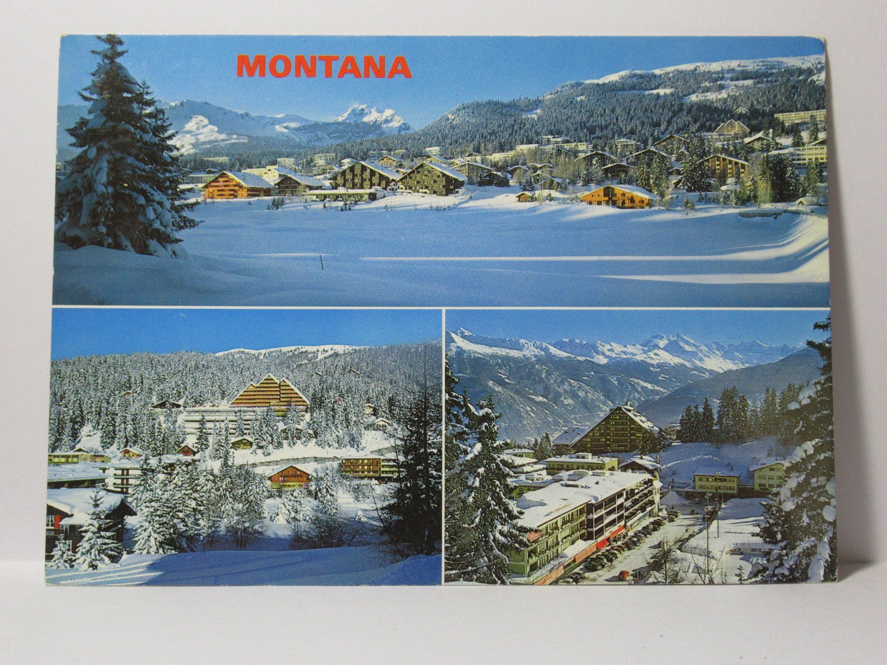 Cartes postales: Montana , Hotel 1983 – D'occasion à Grenchen par Bluemchen1900