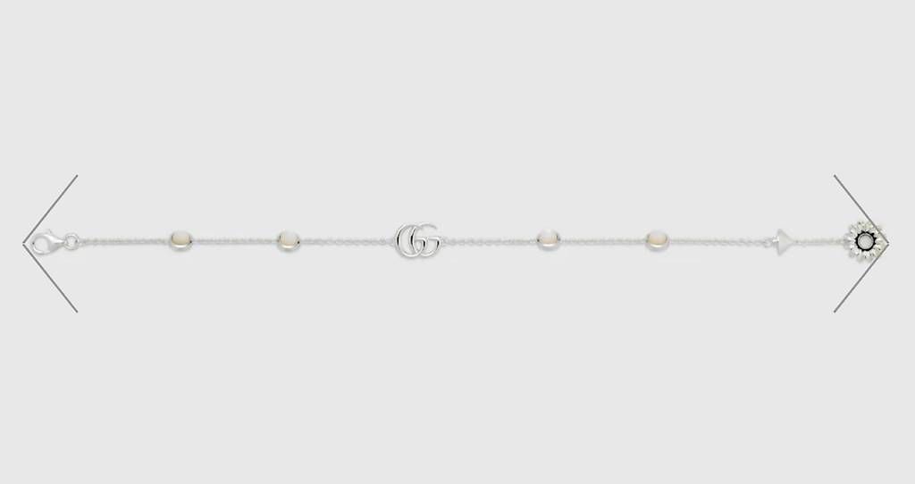 Bracciali & Braccialetti: GG Marmont Armband mit Perlmuttdetails – Usato da Wallisellen venduto da Mo333 1