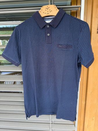 Brax Poloshirt Grösse S, dunkelblau-gemustert - Top Zustand!