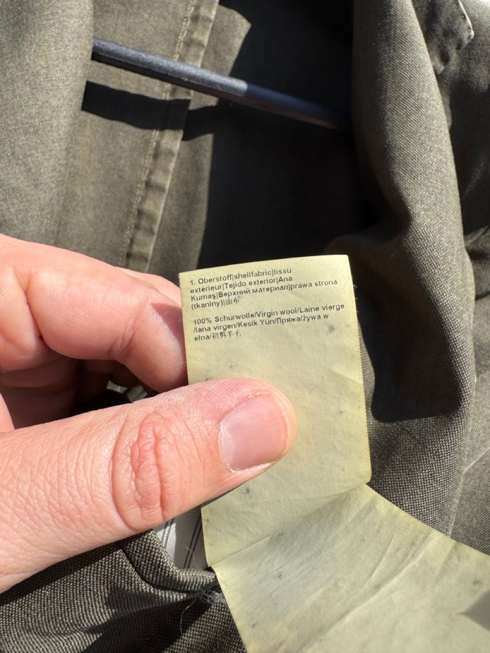 Windsor Jacken: Windsor Jacket / Sakko, olivgrün, sehr leicht und sommerlich – Gebraucht aus Schlieren von Timsonsan 6