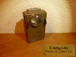 Armee-Taschenlampe 30er 40er Leclanché R. Rathgeb–Rey Zürich