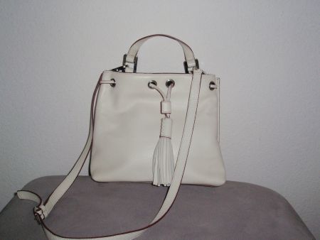 ZARA Leder Handtasche/Umhängetasche