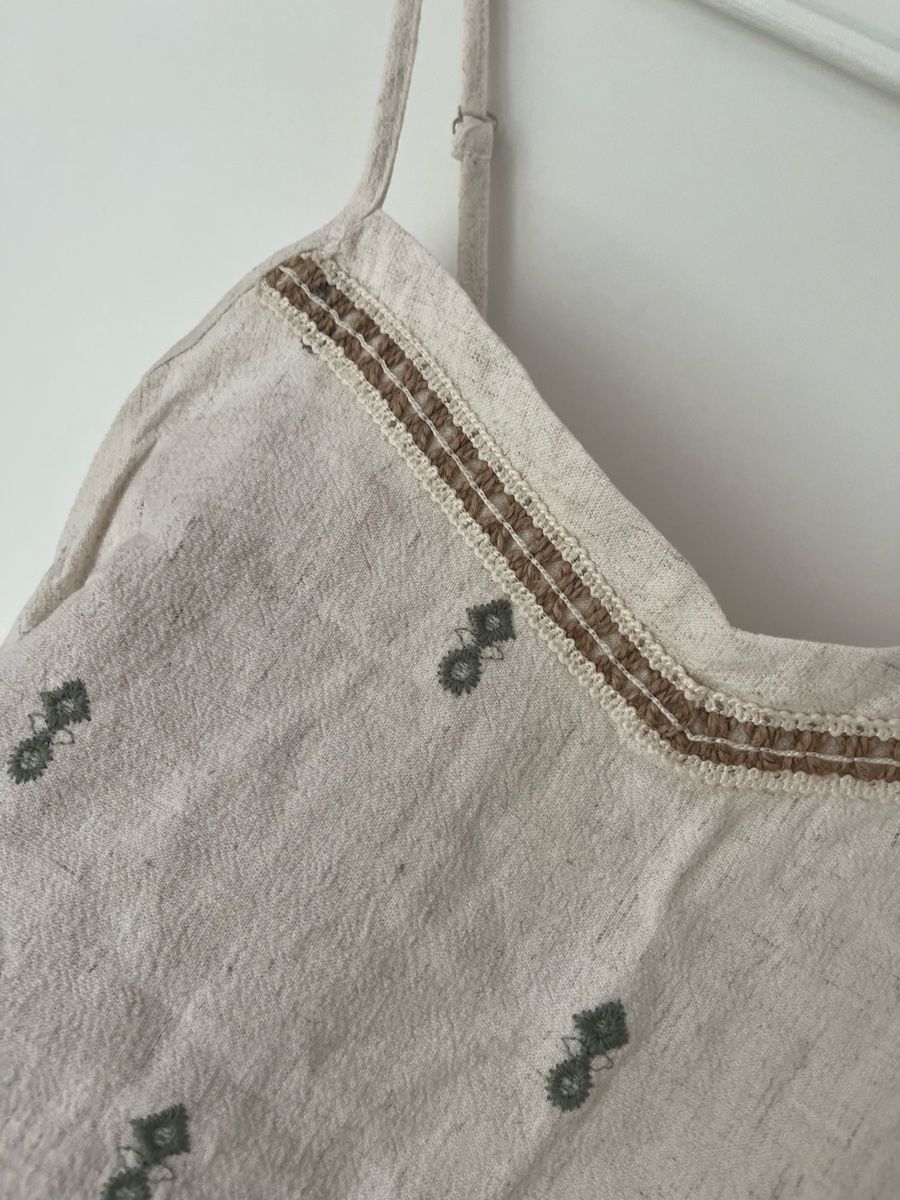 Top: Boho-Top Leinengemisch – Nuovo (secondo la descrizione) da Kriegstetten venduto da Musli15 2