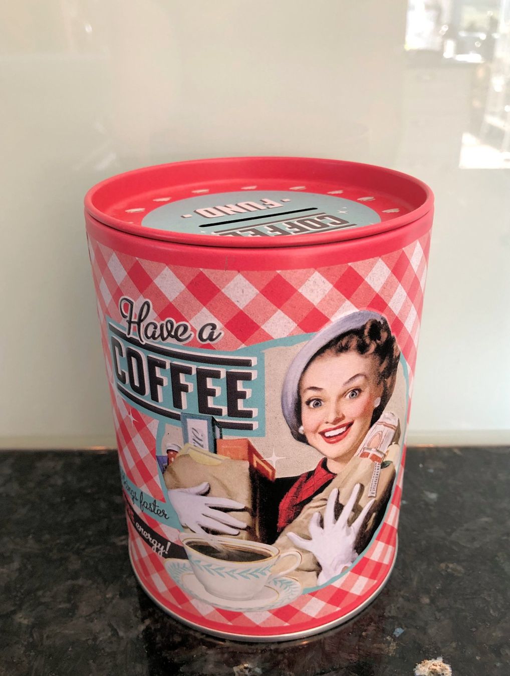 Salvadanai: Kaffee-Kässeli im schönen Retrostyle – Usato da Rüti ZH venduto da Jasna89