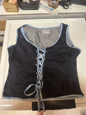 SWISS FARMER SHIRT Grösse S Jeans Trachtenweste gebraucht