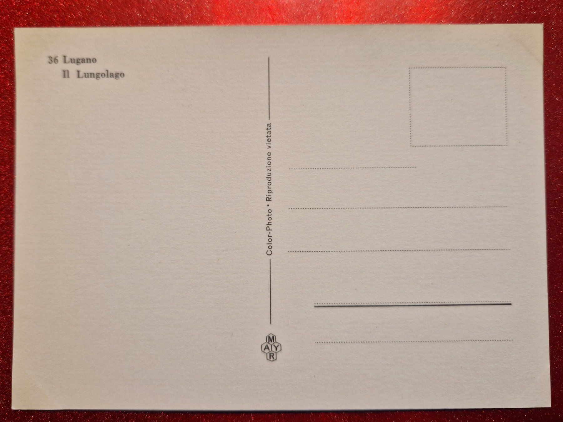 Cartoline postali: Lugano, il Lungolago top – Nuovo (secondo la descrizione) da Melchnau venduto da Arthurius 1