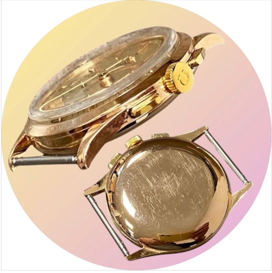 Omega Orologi: Omega Vintage Chronograph Gold – Usato da lyss venduto da Uhrenparadies 2