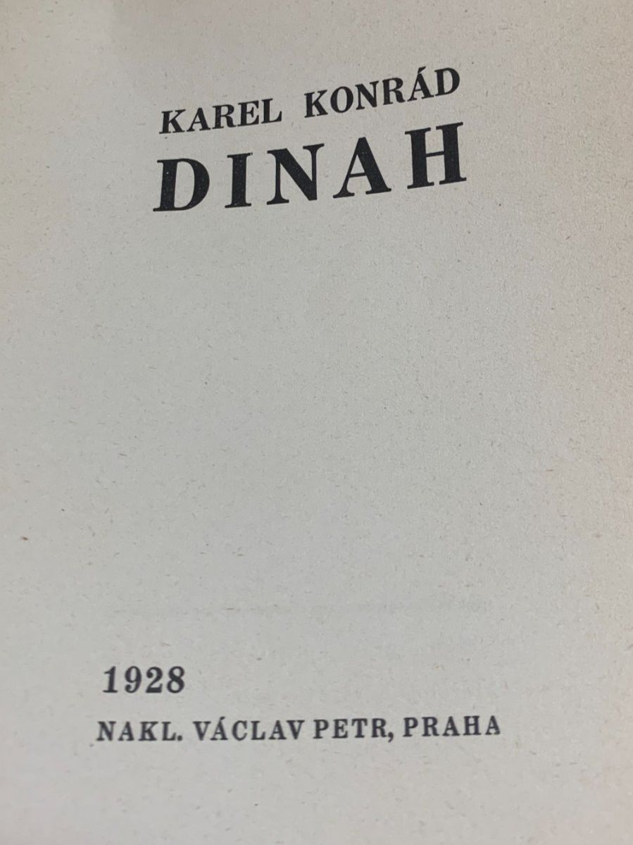 Libri: Cecoslovacchia - "Dinah" - 1928 - (Tschechoslowakei). – Usato da Sorengo venduto da 74in 2