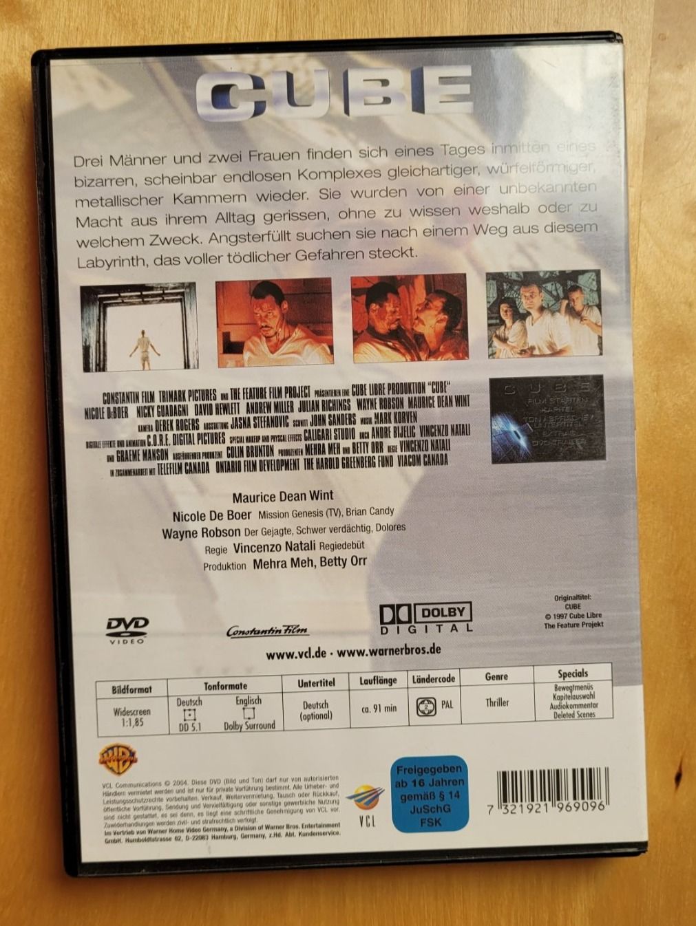 Alle DVDs: CUBE – Gebraucht aus Neftenbach von Mador6 2