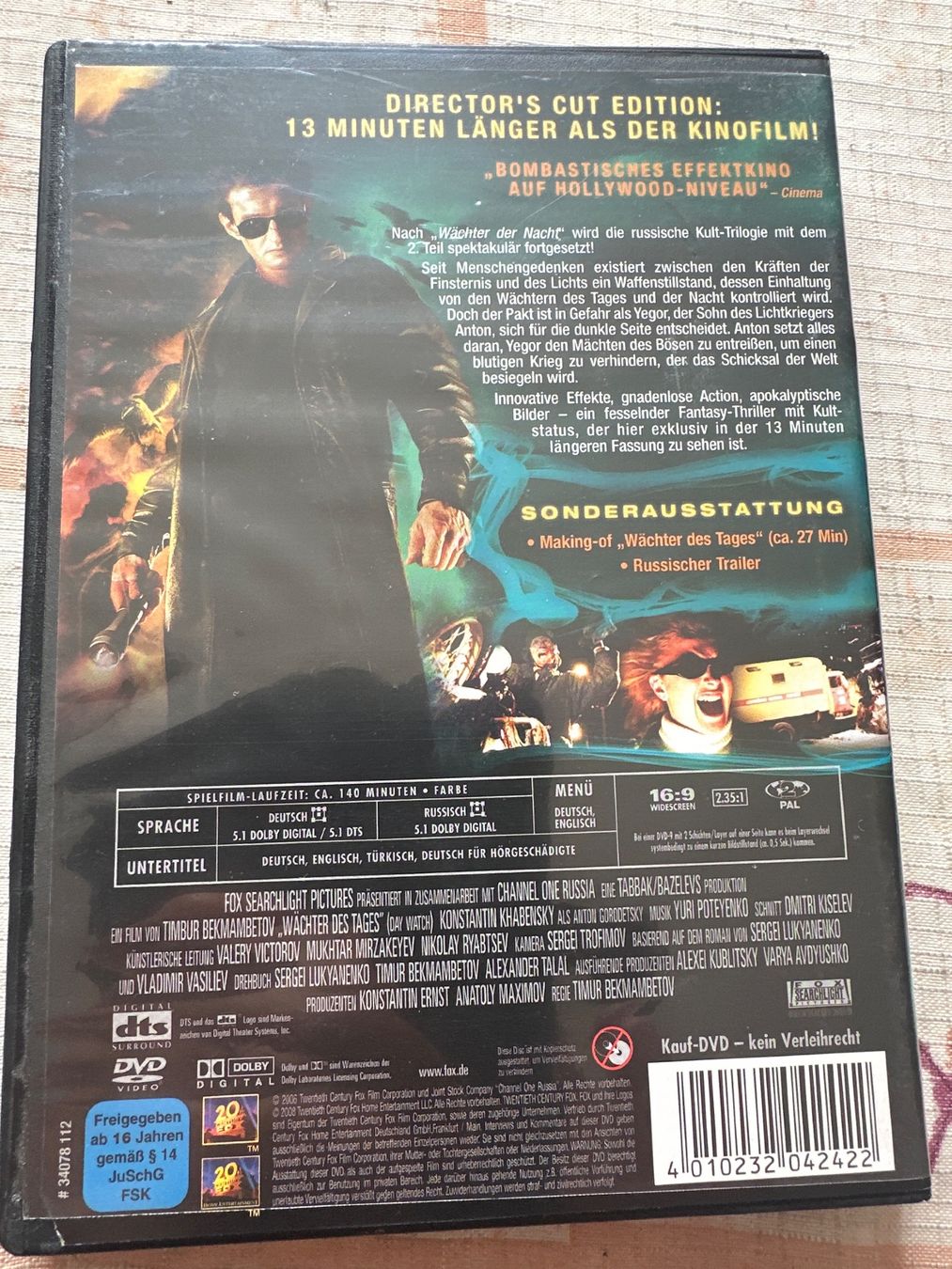 Alle DVDs: Wächter des Tages - Director's Cut Edition – Gebraucht aus Schaffhausen von D-MAC 1