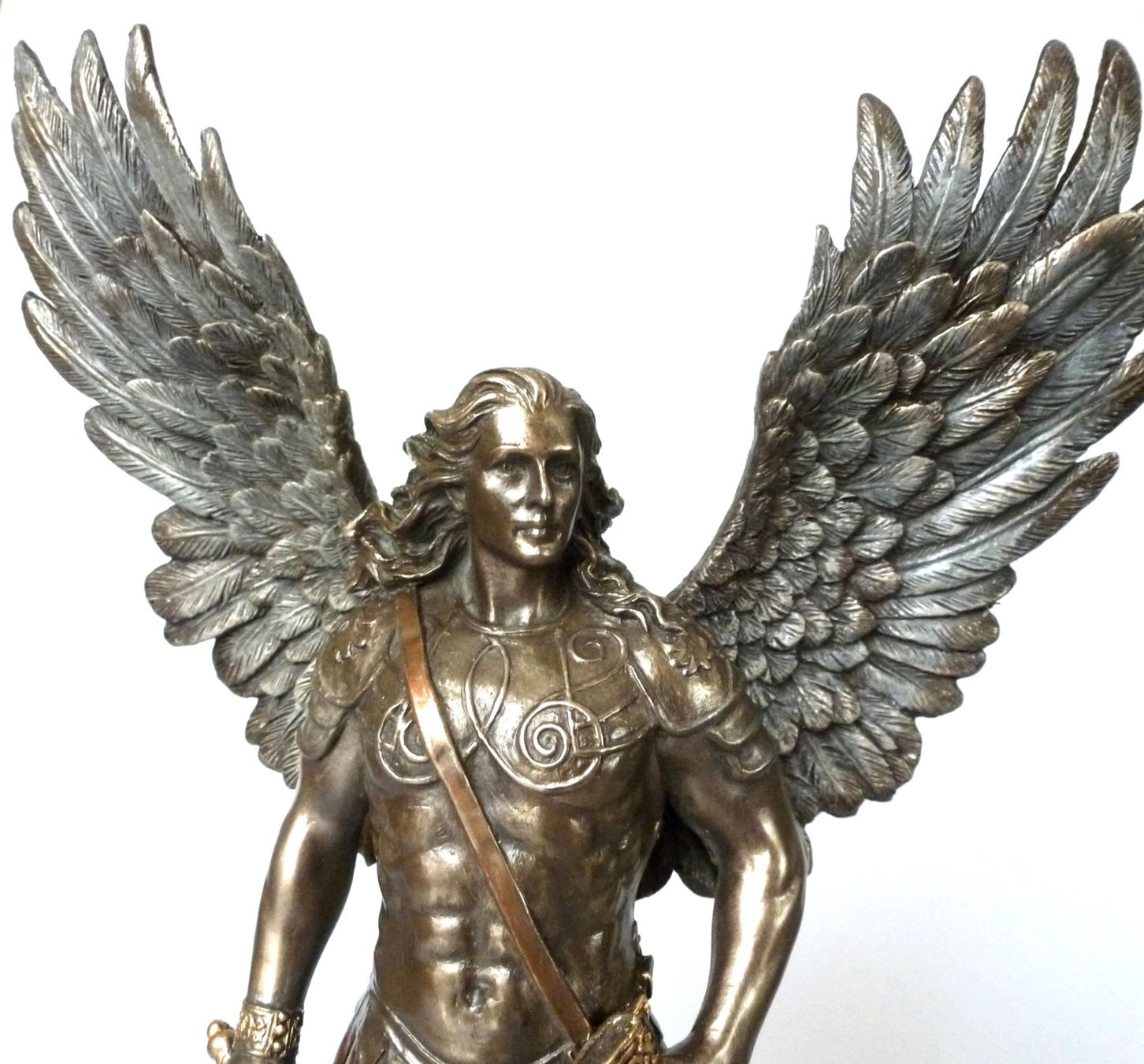 Statuette: St. Michael - Kunstharz-Statue – Nuovo e nell'imballaggio originale da Mauren venduto da Yeelen 7