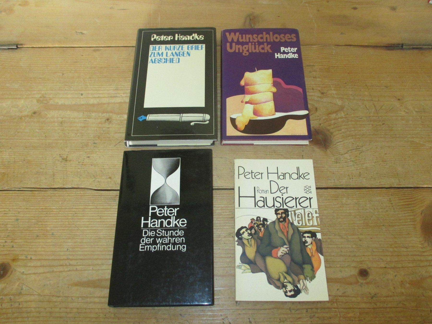 Bücher: Vier Bücher von Peter Handke – Gebraucht aus Flims - Dorf von Stagediver