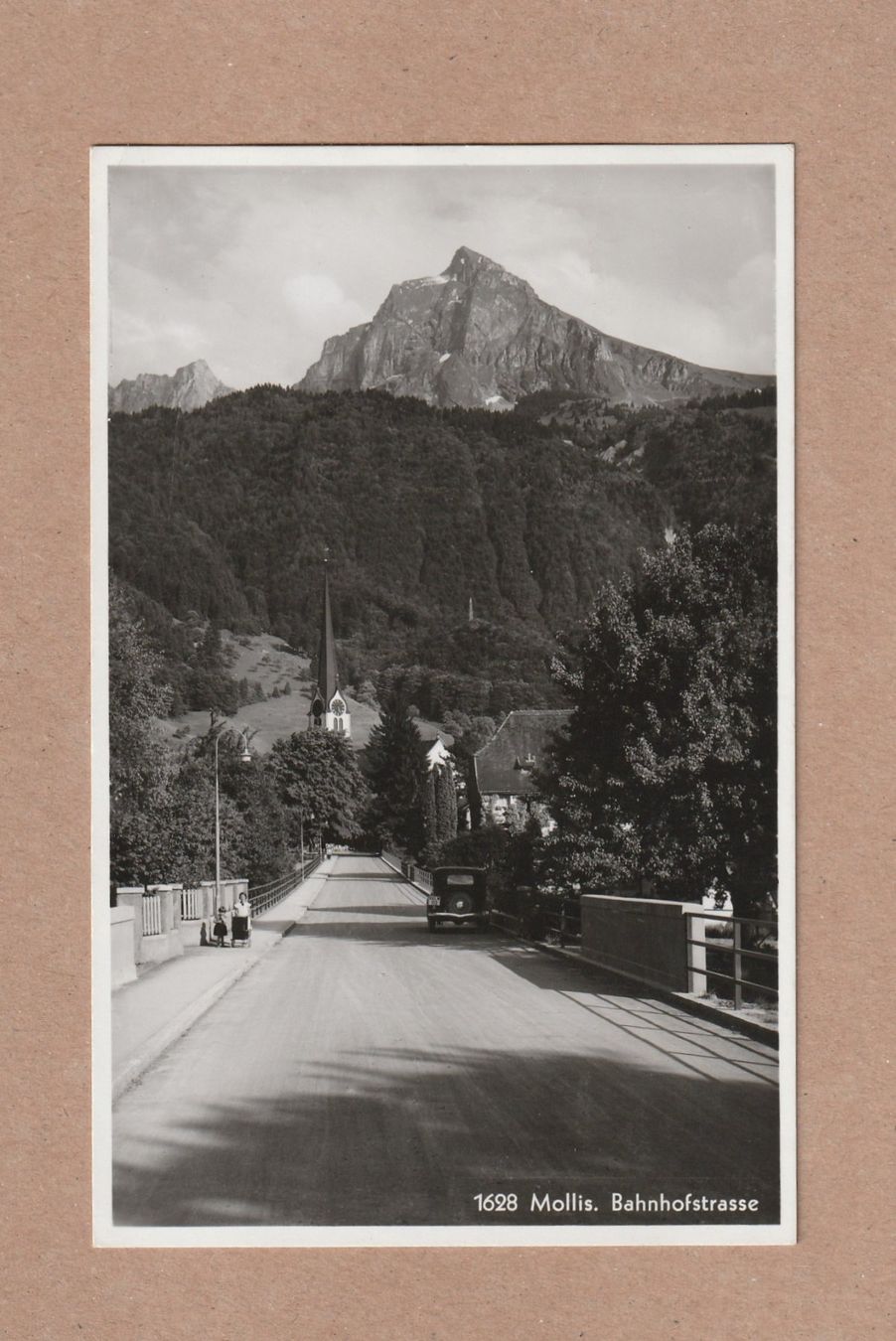 Cartoline postali: Ansichtskarte Mollis Bahnhofstrasse – Usato da Würenlingen venduto da wetroki