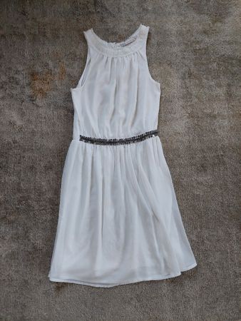 Zara Kleid, Gr. XS, Sommerlich leicht, Weiss