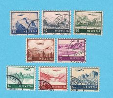 1941 Flugpost Landschaften Markensatz