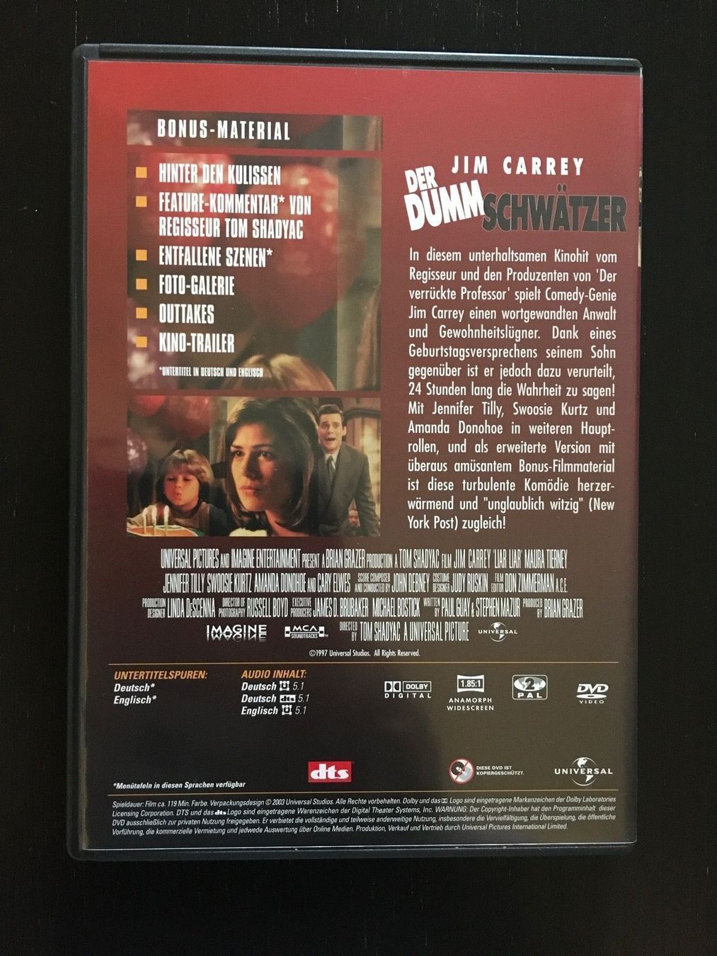 Tutti i DVDs: DVD Der Dumm Schwätzer – Usato da Regensdorf venduto da scheissspiel 1