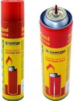 Feuerzeuggas 300ml mit 4 Düsen/Gas um Feuerzeuge zu befüllen