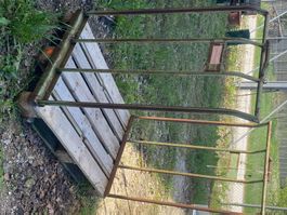 Robuster Palettenaufsatzrahmen, Metall, ideal für Garten!