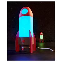 Lampe de table fusée - LED de 7 couleurs