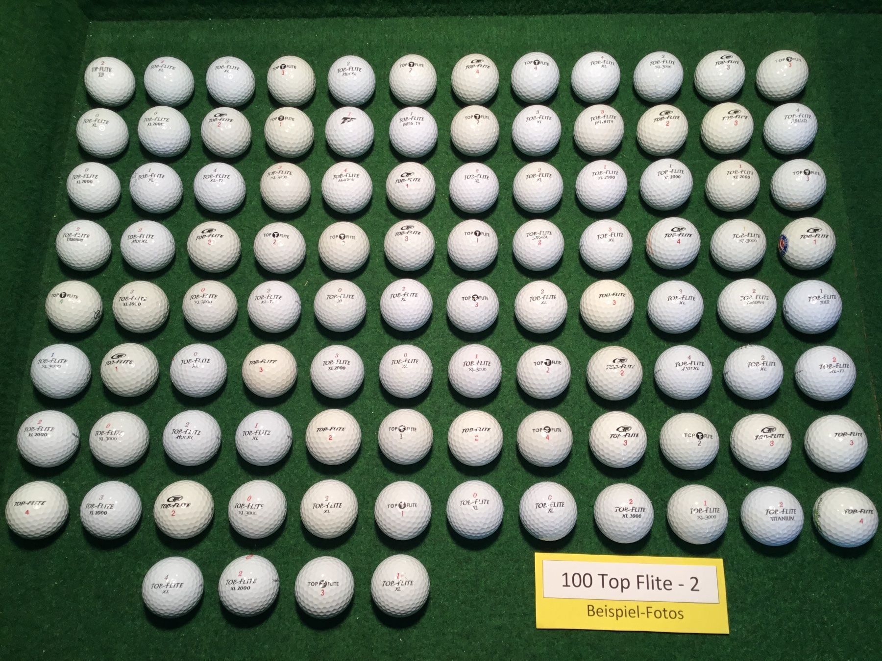 Palloni: 100 Golfbälle Top Flite (schön) – Usato da Bergdietikon venduto da shimano4 5