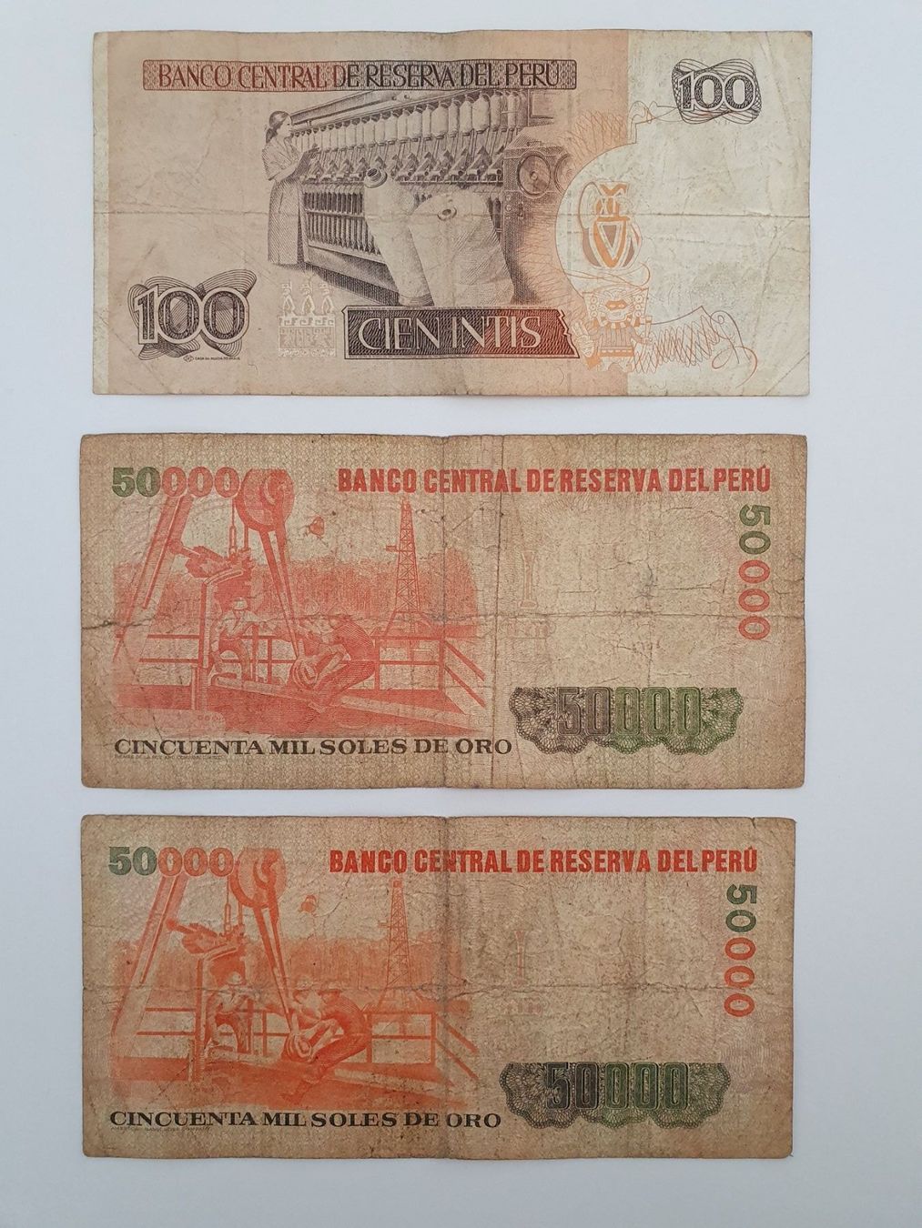 Banconote: Banknoten aus Peru – Usato da Pravidondaz venduto da LVtik 4