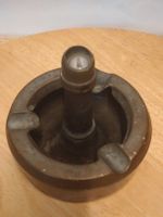 Cendrier ancien en laiton avec boussole intégrée Vintage 