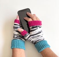 Armstulpen mit Daumen, Fingerlose Handschuhe