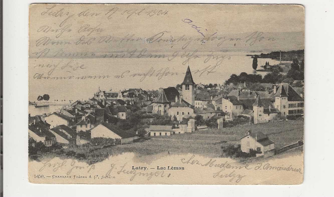 Cartoline postali: Lutry, 1904 – Usato da Spiez venduto da Niesen20