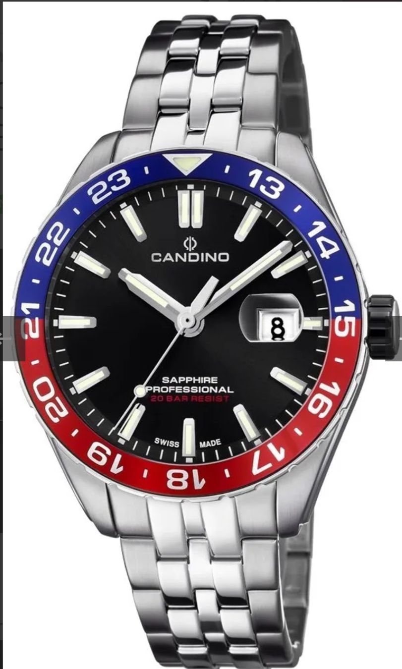 Candino Orologi: Candino Pepsi Diver Saphire Professional – Usato da Stäfa venduto da Phphch 8