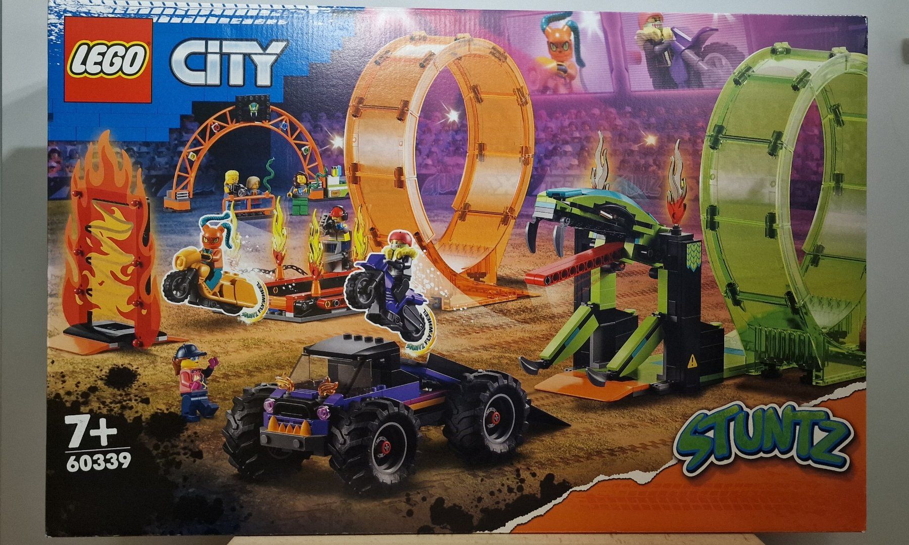 Lego Kit di costruzioni: Lego 60339 City Double Loop Stunt Arena – Nuovo e nell'imballaggio originale da Echichens venduto da aegis0129