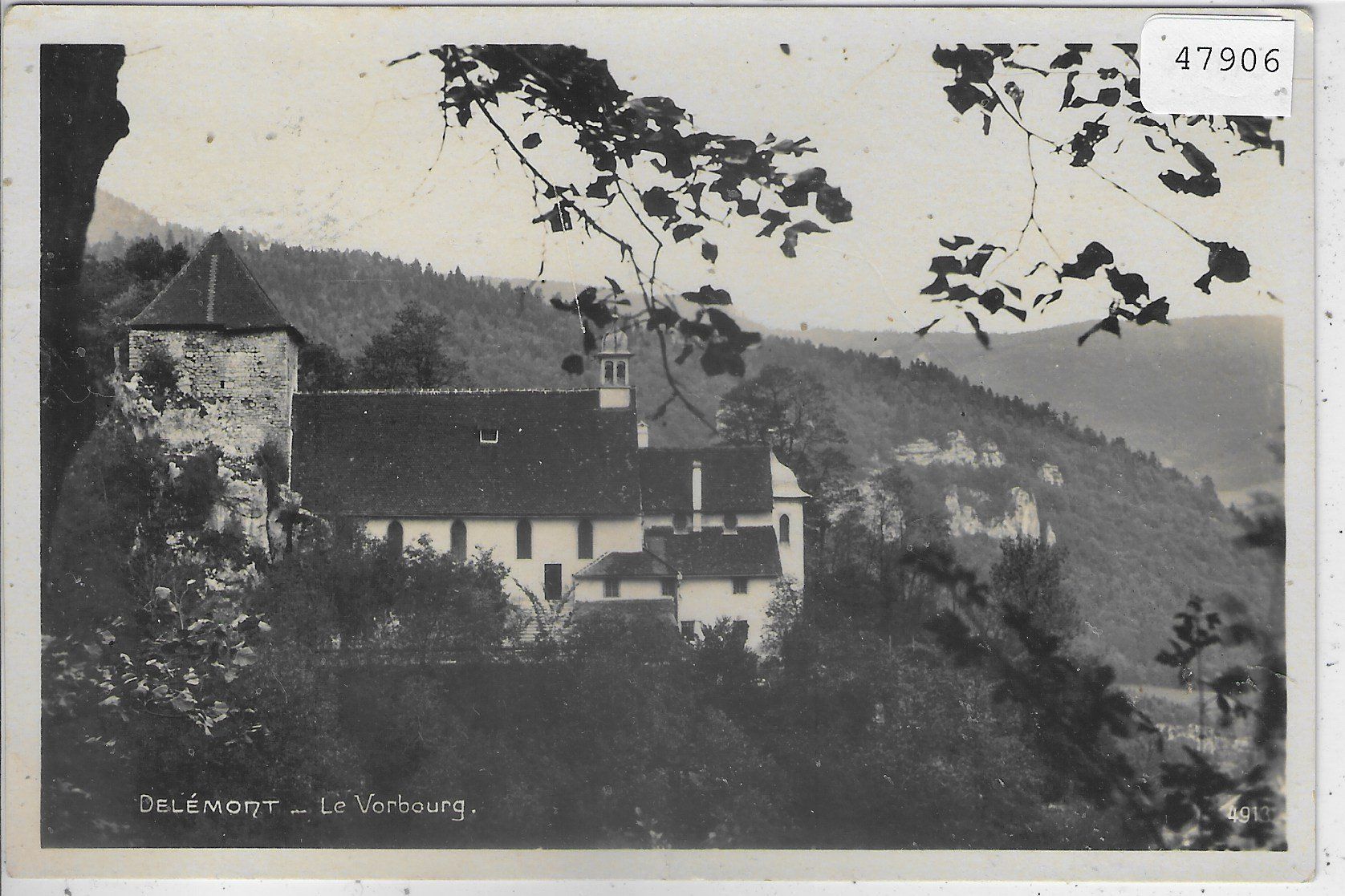 Cartoline postali: Delemont - Le Vorbourg – Usato da Ettingen venduto da Kartenplanet