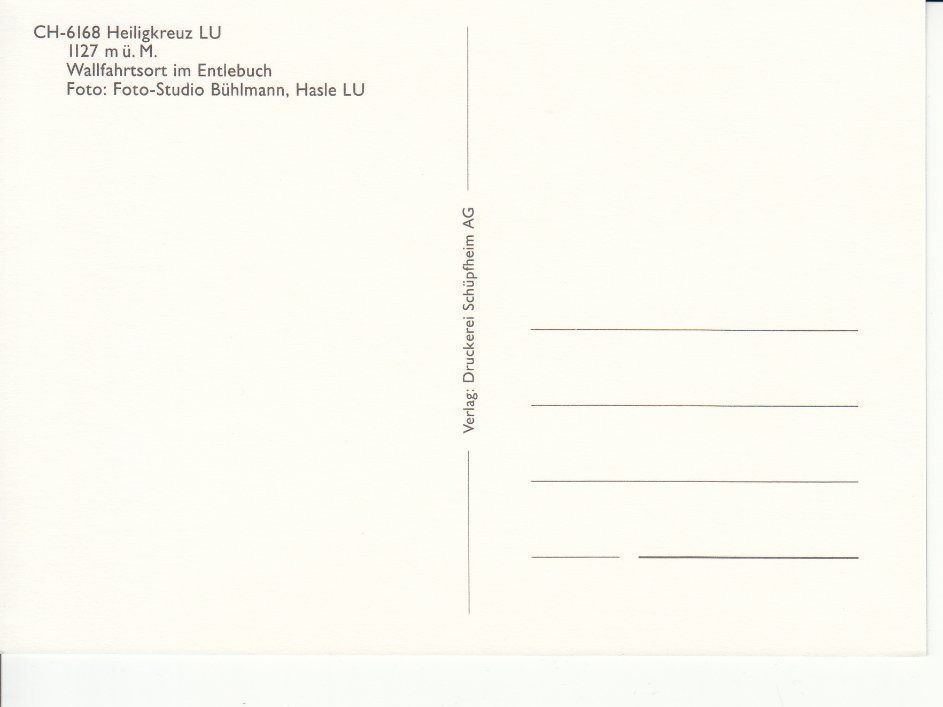 Cartoline postali: Heiligkreuz um 1995 – Usato da Bürglen TG venduto da StampGraf 1