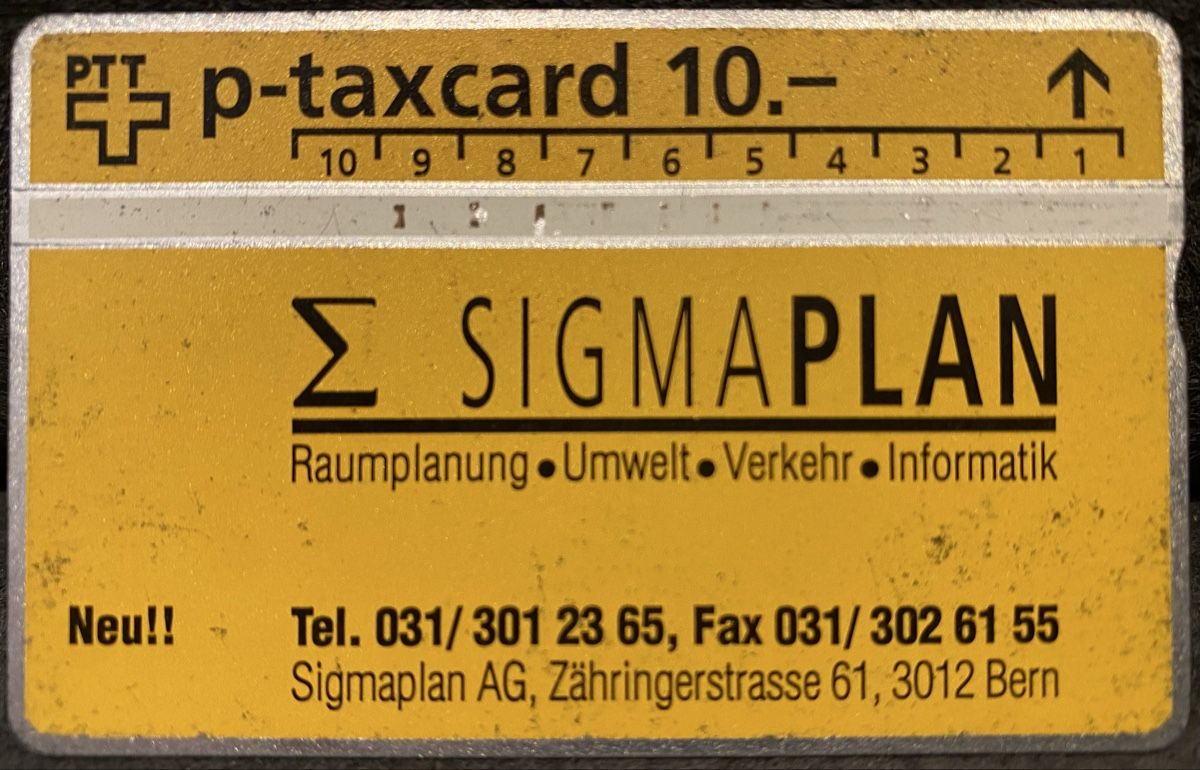 Schede telefoniche: P-taxcard – Usato da Lausanne venduto da babacard10