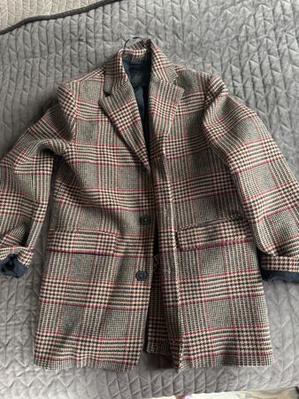 Klassischer Blazer mit Karomuster - Grösse XS