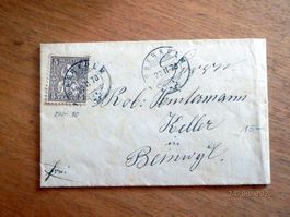Faltbrief, ZNr.30, 2K-Ꙩ Oberkulm 22.II.78