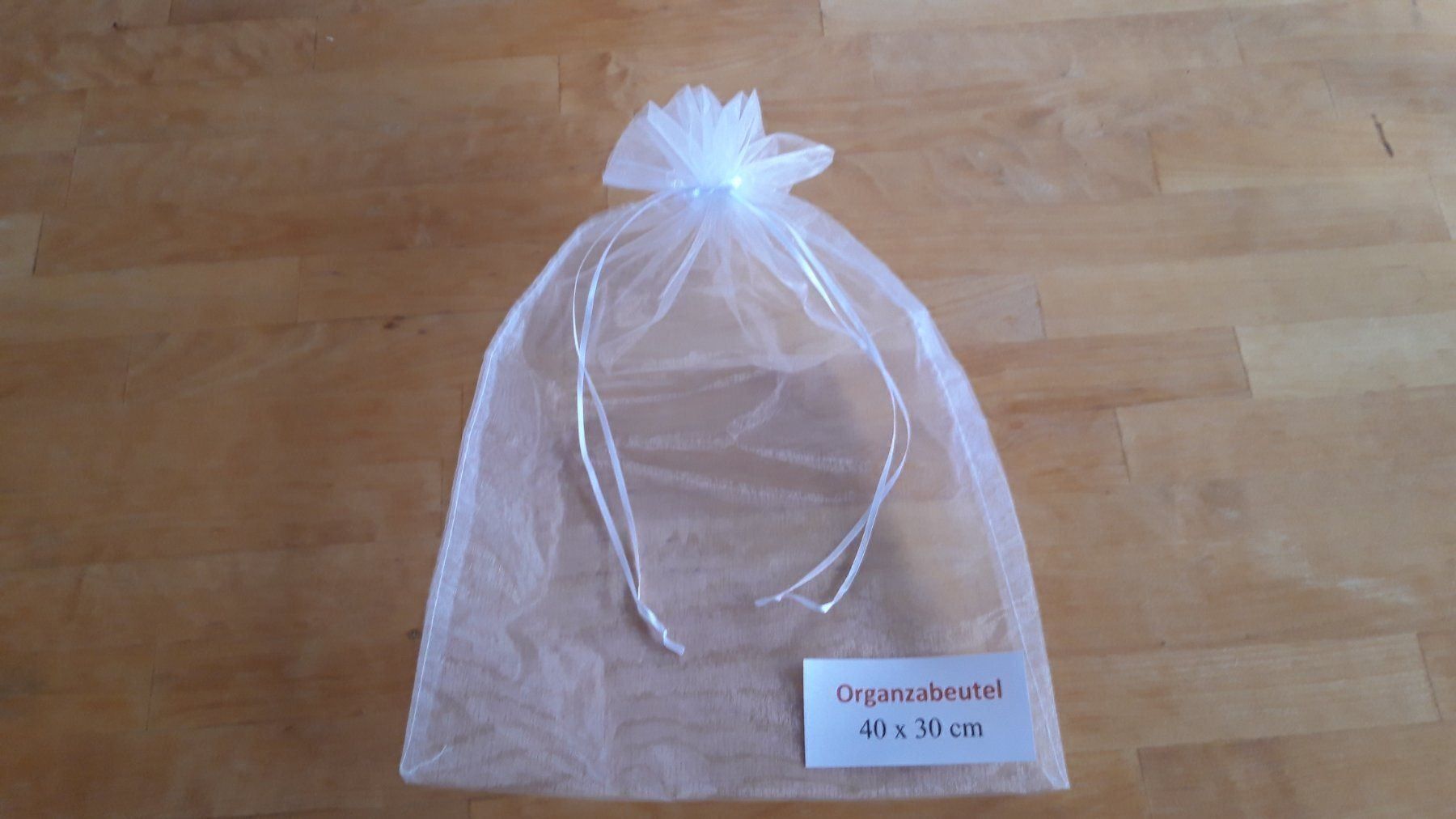 Tessuti: Organzabeutel 40x30 cm  Stoffbeutel – Nuovo e nell'imballaggio originale da Lömmenschwil venduto da ritalin01 1