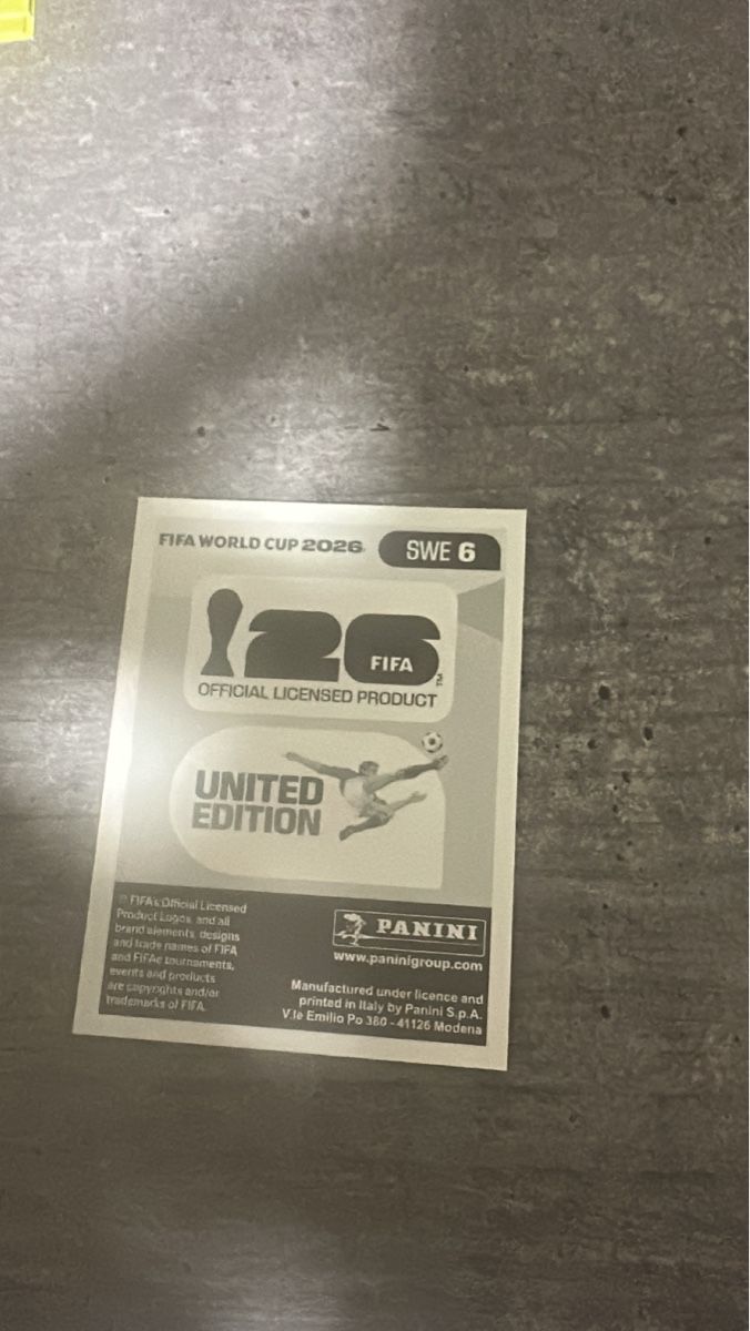 Panini Carte collezionabili: SWE 6 , FIFA WORLD CUP 2026 PANINI  – Nuovo (secondo la descrizione) da Frauenfeld venduto da 1PegPeg1 1