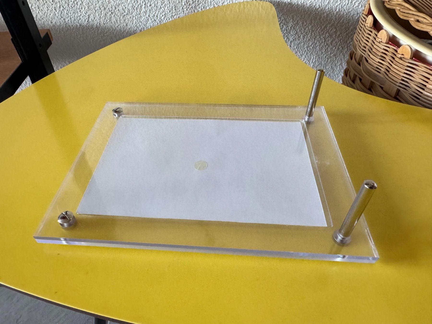 Cornici: Vintage Bilderrahmen Deko Space Age 80er Transparent – Nuovo e nell'imballaggio originale da Steffisburg venduto da smocky17 2