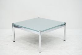 USM Haller Tisch niedrig Glas Clubtisch 75 x 75 Höhe 37 cm