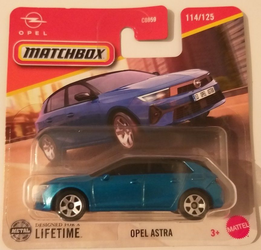 Opel Modellini d'auto: Matchbox Opel Astra – Nuovo e nell'imballaggio originale da Brugg AG venduto da Evilweevil