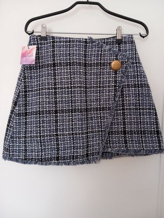 Mini-jupe portefeuille Chicwish- t.36