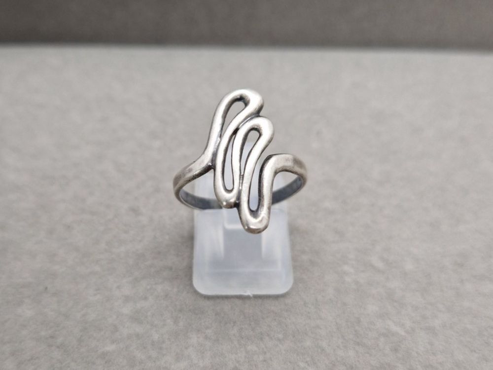 ÉNORME BAGUE BIJOU femme vintage en argent sterling 925 pierre verte taille 6... EUR 71,17 - FR