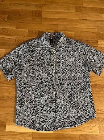 BOSS Herren Kurzarmhemd Muster  Gr. XL Regular Fit